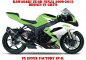 Preview: EV-R Grün für Kawasaki ZX-6R 2009-2012